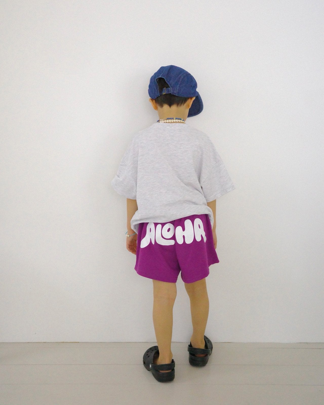 Aloha Pants Korean toddler pants in heather made in Korea