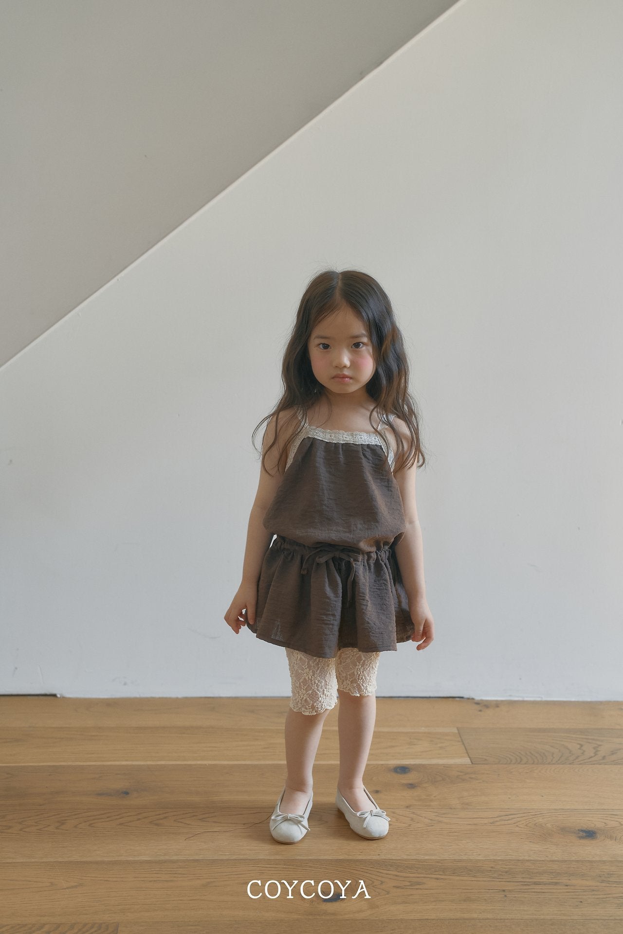 Noi Lace Dress Korean toddler dress in ivory made in Korea