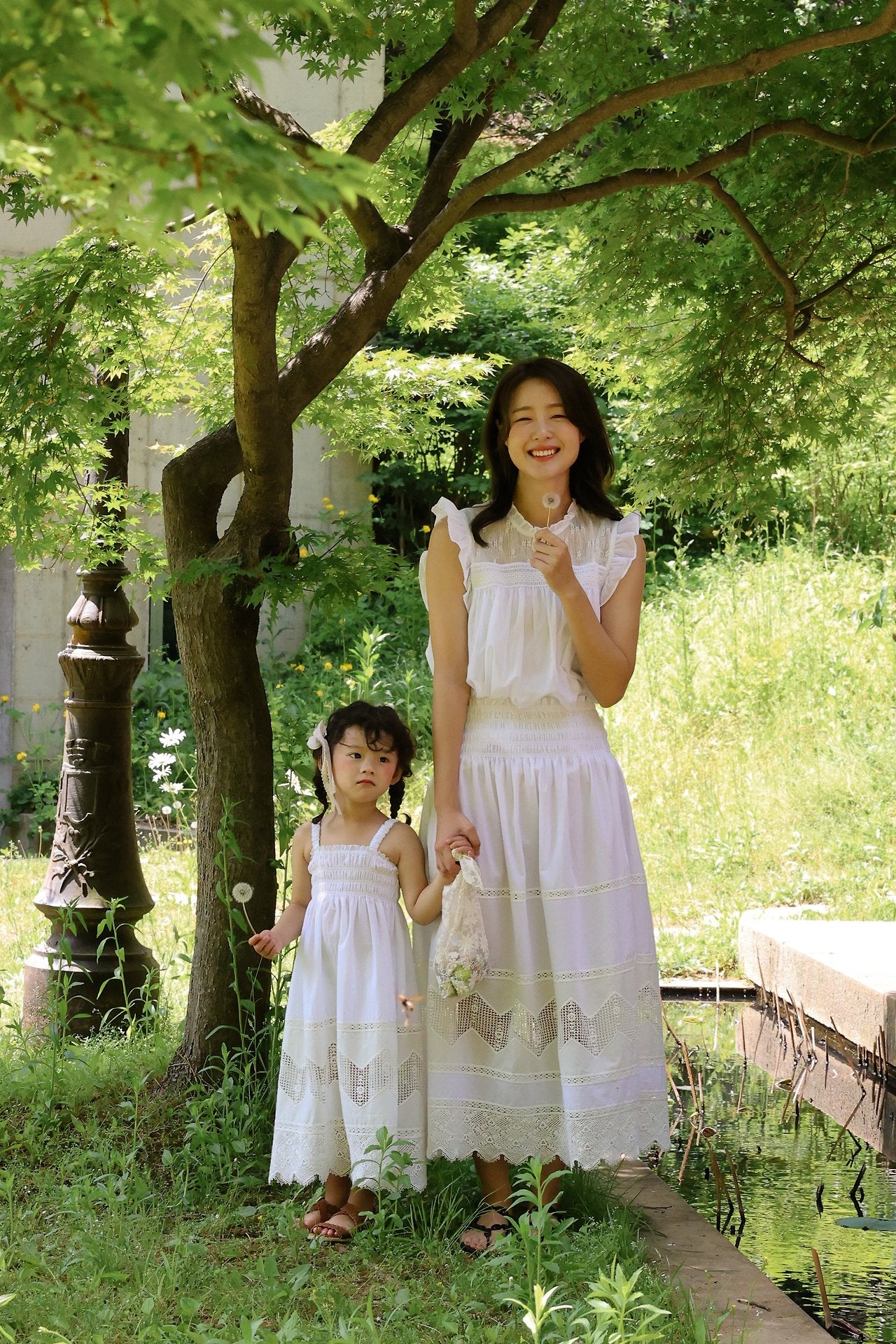 Dreaming Skirt - Mom Korean kids skirt in ivory made in Korea