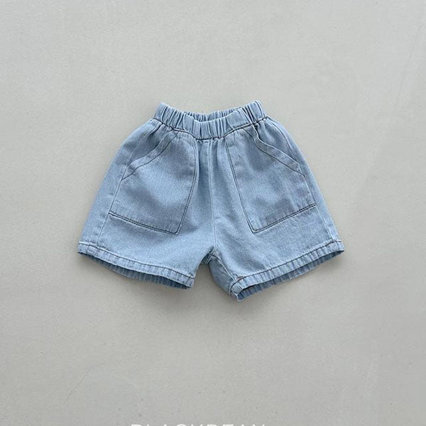 217 Soda Jeans Korean toddler pants in blue denim made in Korea