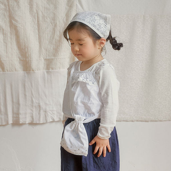 Blooming String Bag Korean kids accessory in blue made in Korea