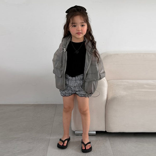 Pipi Pleated Pants Korean toddler pants in red made in Korea