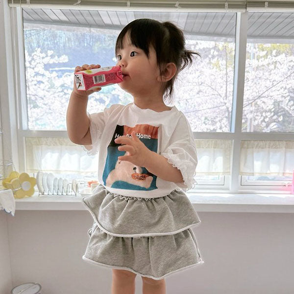 Miyu Tee Korean toddler t-shirt in blue made in Korea