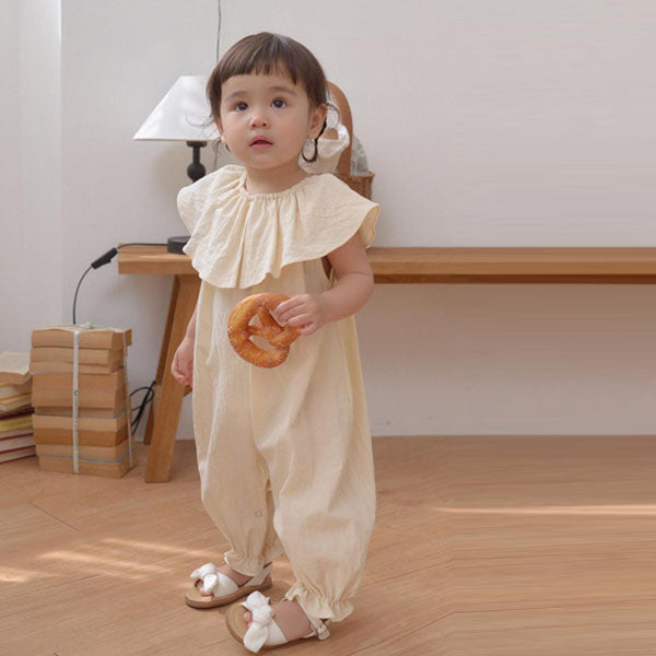 B Elegance Bodysuit Korean infant bodysuit in ivory made in Korea