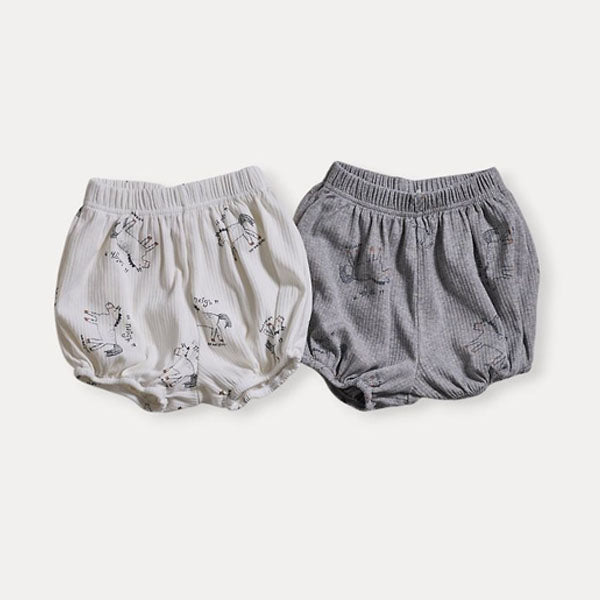 Pony Bloomer Korean infant bloomer in ivory made in Korea