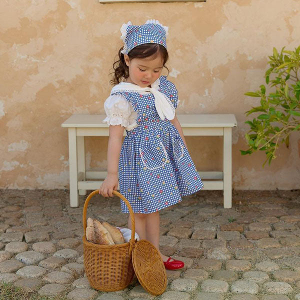 Alps Dress Korean toddler dress in pink made in Korea
