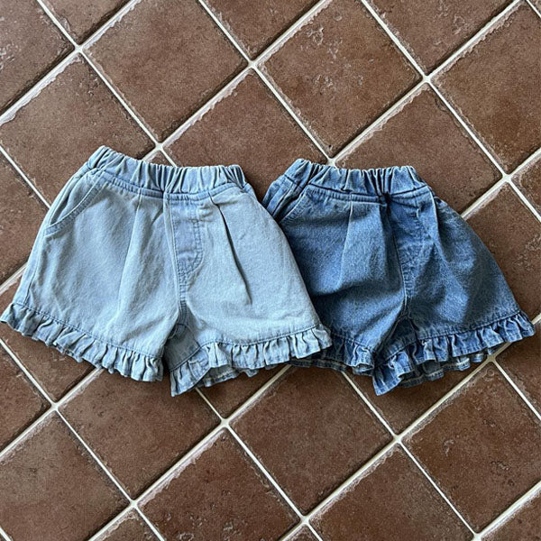 Prim Denim Pants Korean toddler pants in light denim made in Korea