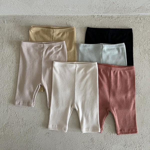 Sui Leggings Korean toddler pants in cream made in Korea