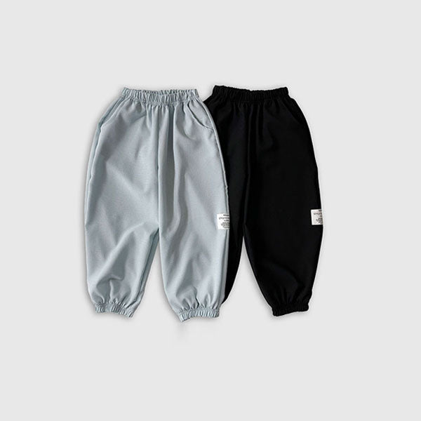 Daily Cooling Jogger Pants Korean toddler pants in sky blue made in Korea