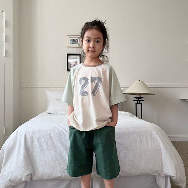 Ichil Tee Korean toddler t-shirt in gray made in Korea