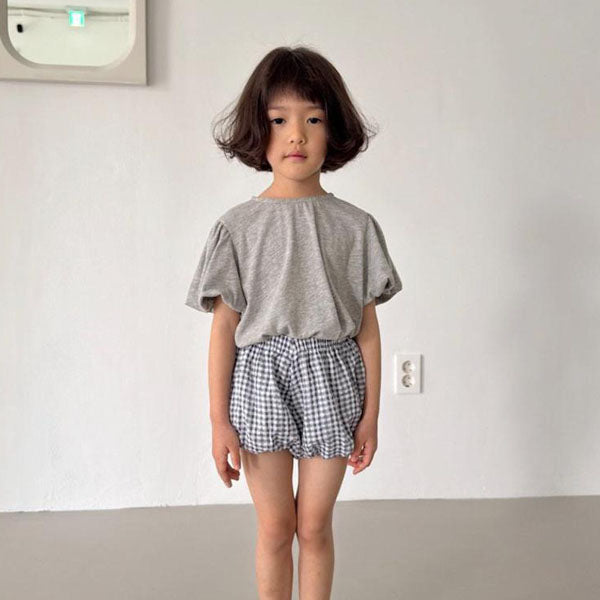 Balloon Tee Korean toddler t-shirt in ecru made in Korea