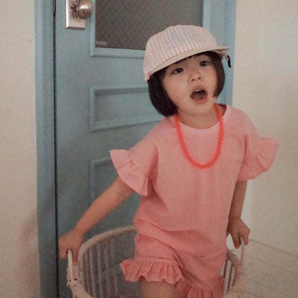 Mimi Ball Cap Korean kids accessory in black made in Korea