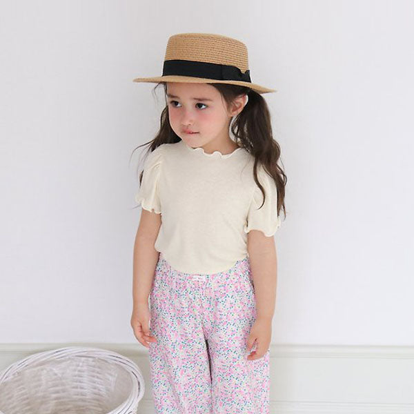 Butter Tee Korean toddler t-shirt in pink made in Korea
