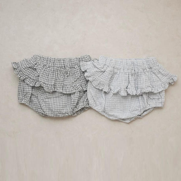 Ola Tiered Bloomers Korean infant bloomer in blue made in Korea