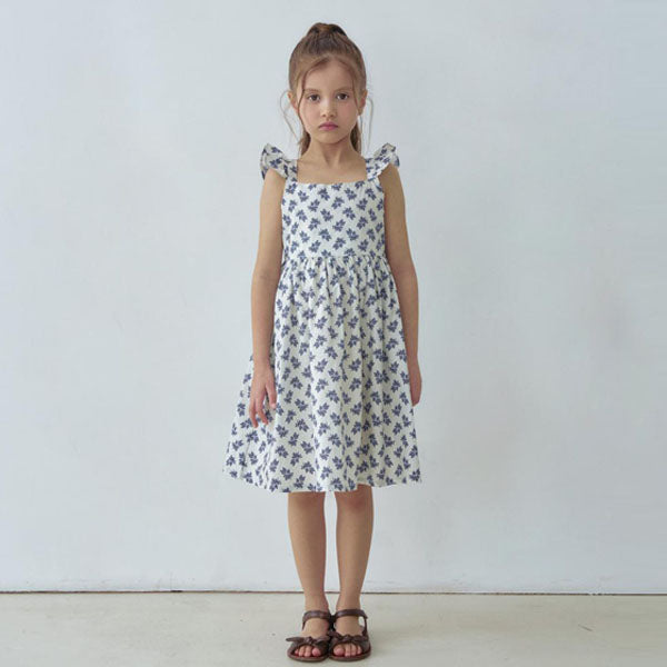 Lila Dress Korean toddler dress in cream made in Korea