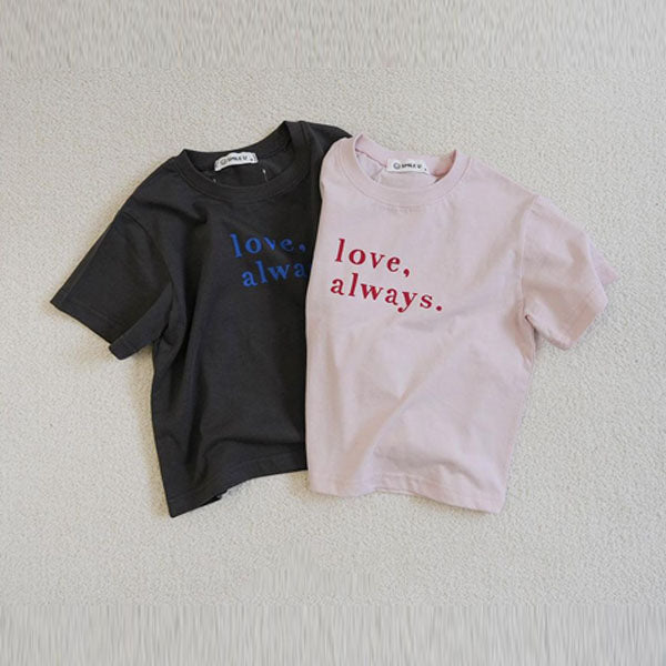 Comma Tee Korean toddler t-shirt in charcoal made in Korea