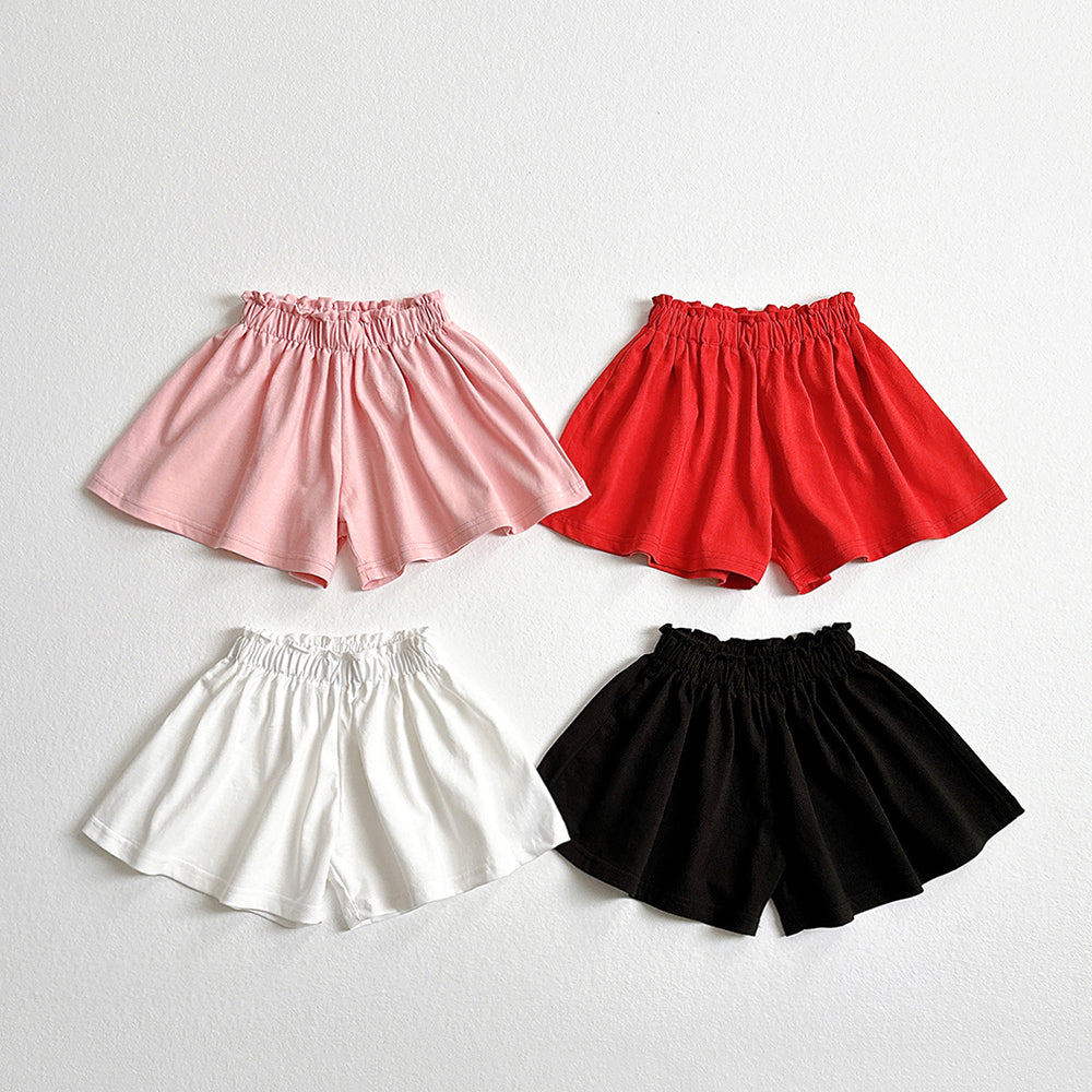 Silket Skort Korean toddler skort in black made in Korea