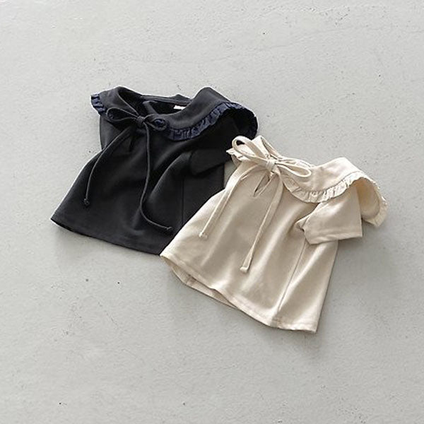 PK Tee Korean toddler t-shirt in cream made in Korea