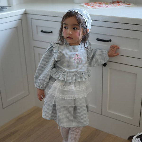 Tulle Skirt Korean toddler skirt in ivory made in Korea
