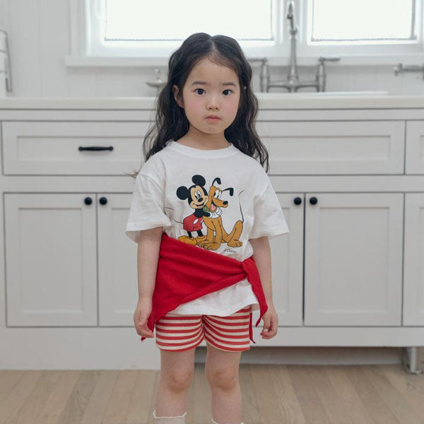 Pointelle Scarf Korean toddler accessory in ivory made in Korea