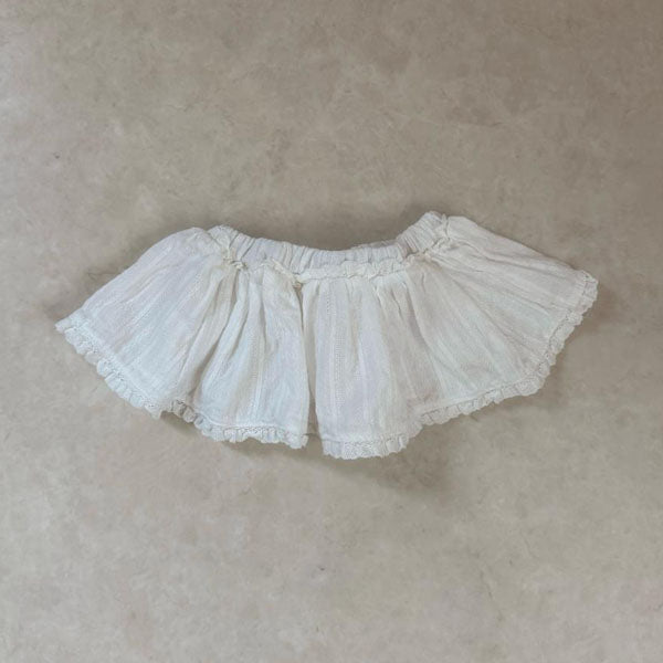 Tutu Skirt Korean infant skirt in ivory made in Korea