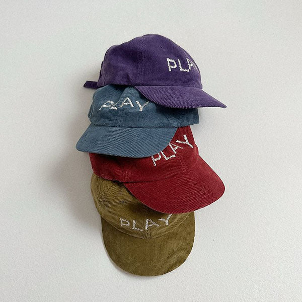 Play Cap Korean toddler accessory in olive made in Korea