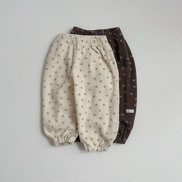 Latte Pants Korean toddler pants in cream made in Korea