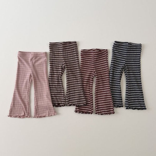 Knit Pang Pang Leggings Korean toddler pants in pink made in Korea