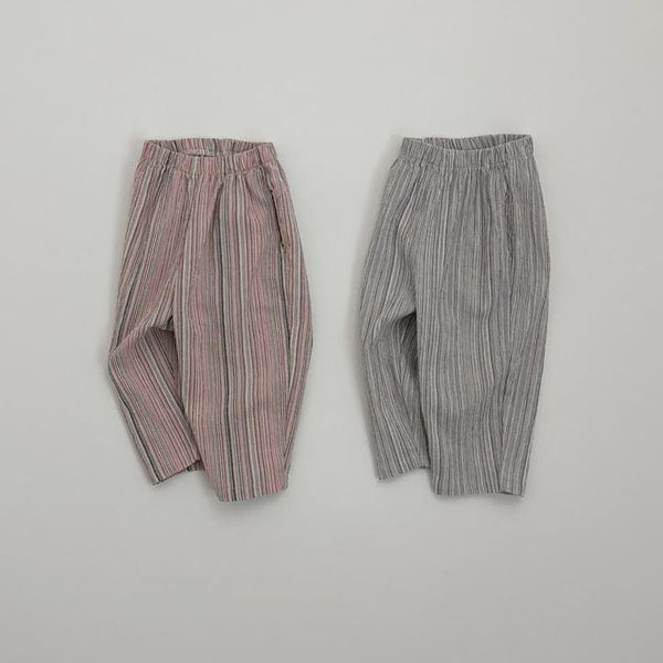 Peony Pants Korean toddler pants in red made in Korea