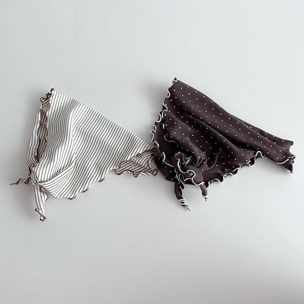 Jersey Kerchief Korean infant accessory in dot made in Korea