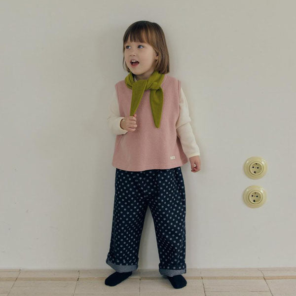 Tutu Denim Pants Korean toddler pants in blue denim made in Korea