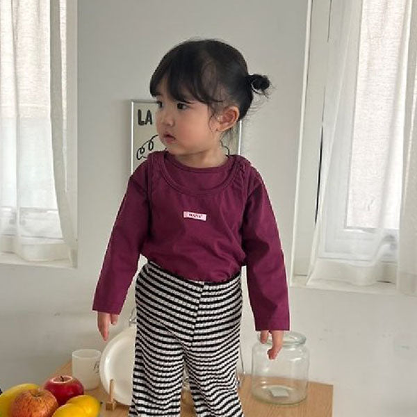 Limit Tee Korean toddler t-shirt in heather made in Korea