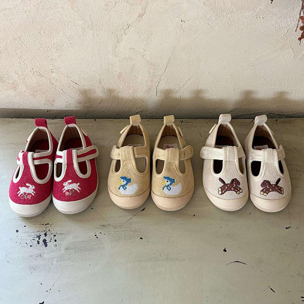 Fancy Shoes Korean toddler shoes in rabbit made in Korea