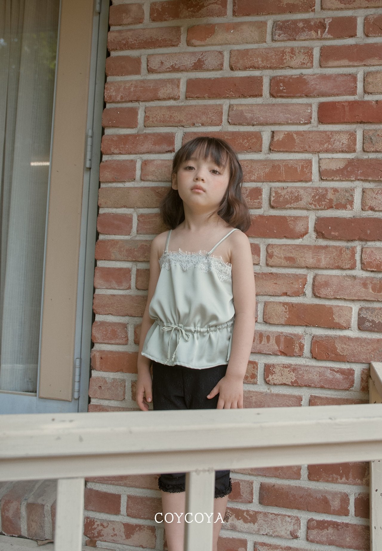 Attije Tank Blouse Korean toddler blouse in lavender made in Korea