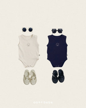 Cotton Pure Tank Top Bodysuit