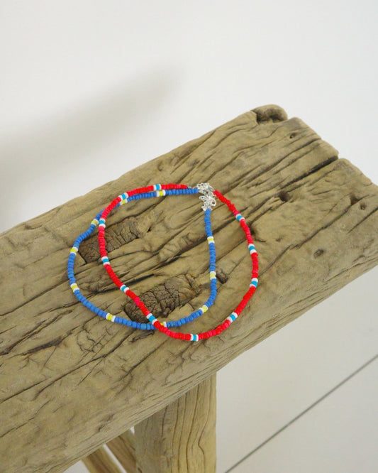 Summer Necklace Korean toddler  in red made in Korea