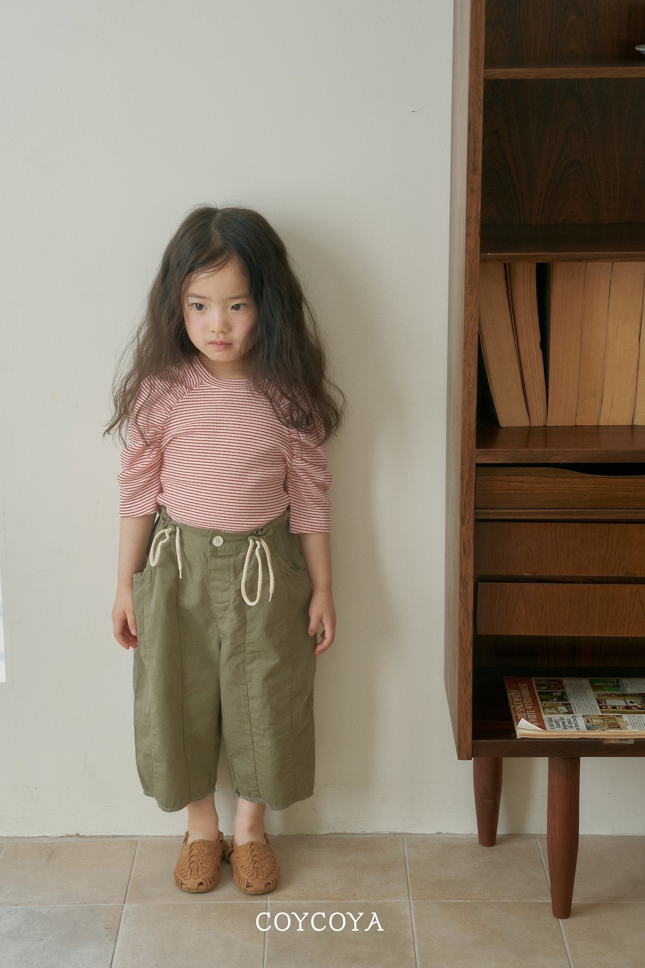Lil Boy Pants Korean toddler pants in cream made in Korea