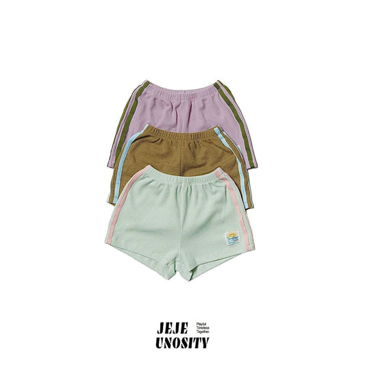 Waffle Track Pants Korean toddler pants in mint made in Korea