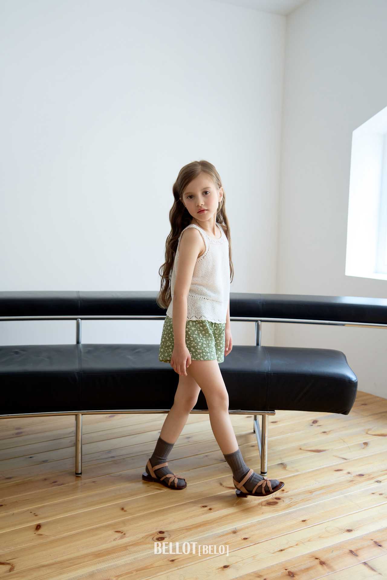 Le Pants Korean toddler pants in navy made in Korea