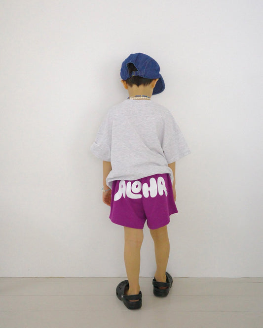 Aloha Pants Korean toddler pants in heather made in Korea