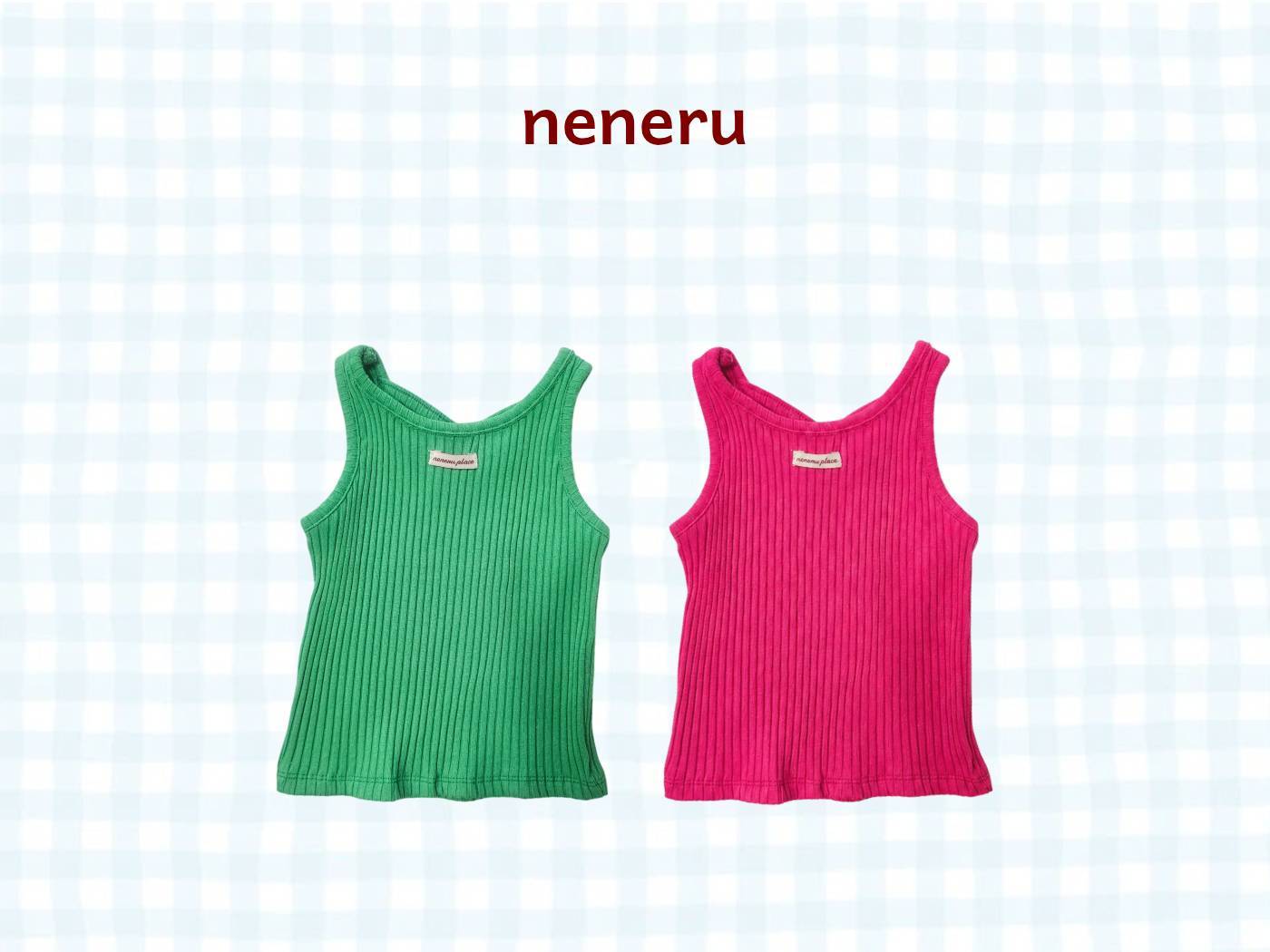 Tank Top Korean infant tank top in green made in Korea