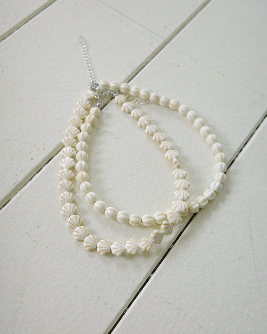 Seashell Necklace Korean toddler  in shell made in Korea