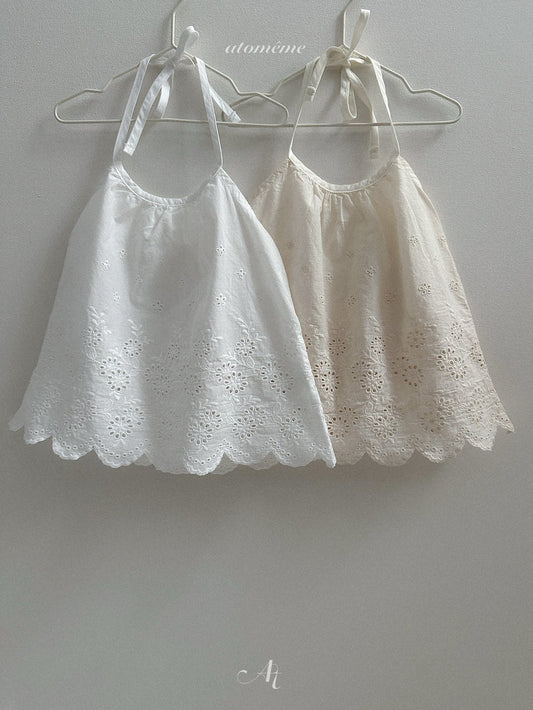 Monet Blouse Korean toddler blouse in ivory made in Korea