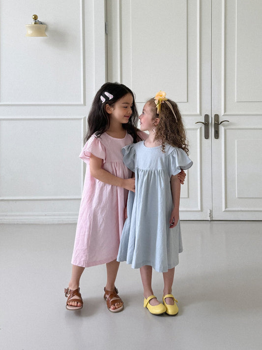 La Vie en Dress Korean toddler dress in pink made in Korea