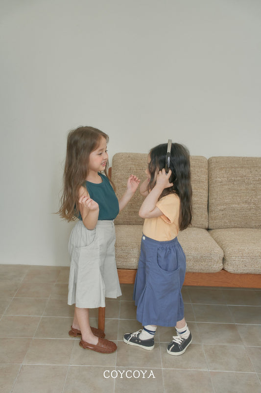 Pepe Pleated Pants Korean toddler pants in navy made in Korea