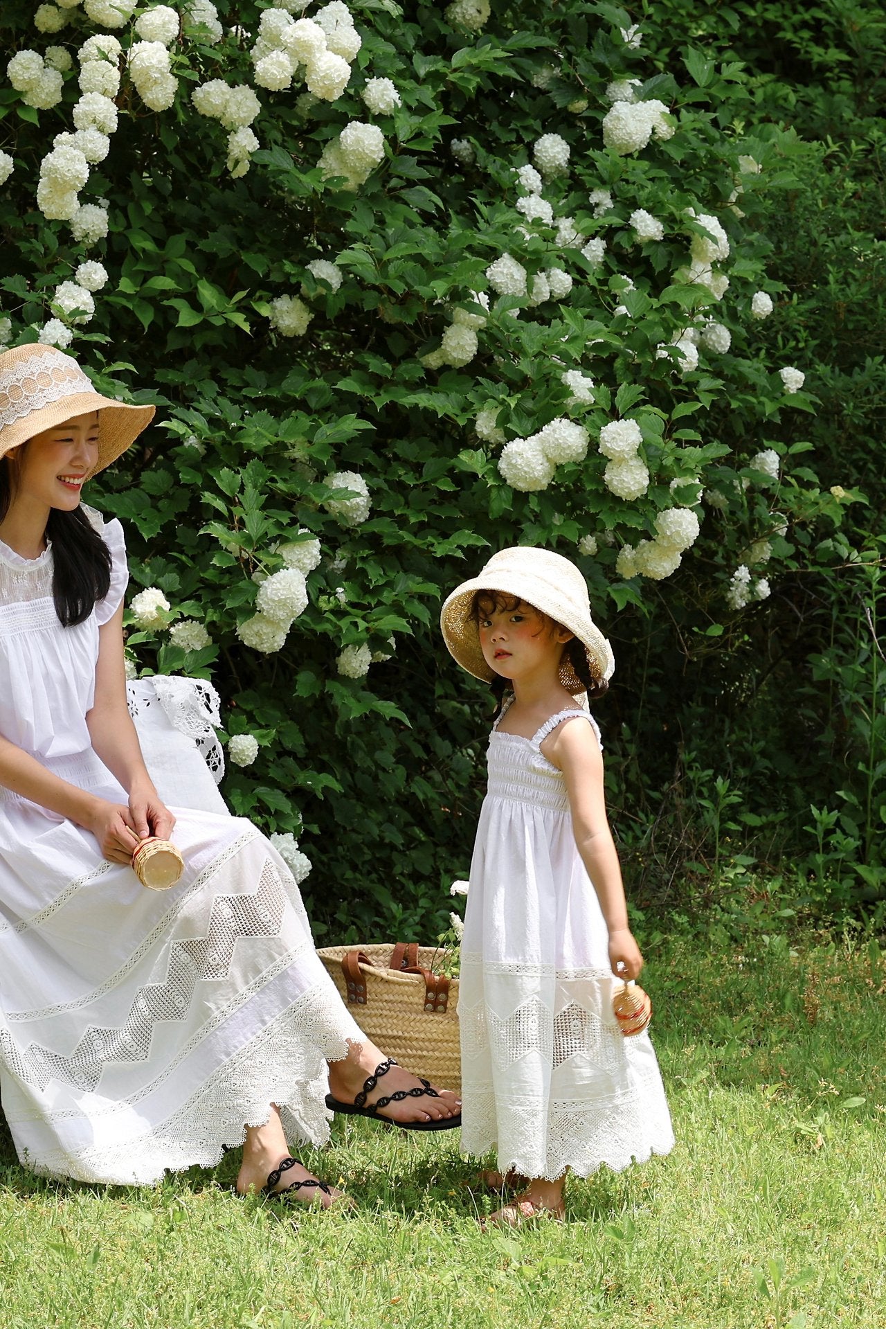 Dreaming Dress Korean toddler dress in ivory made in Korea