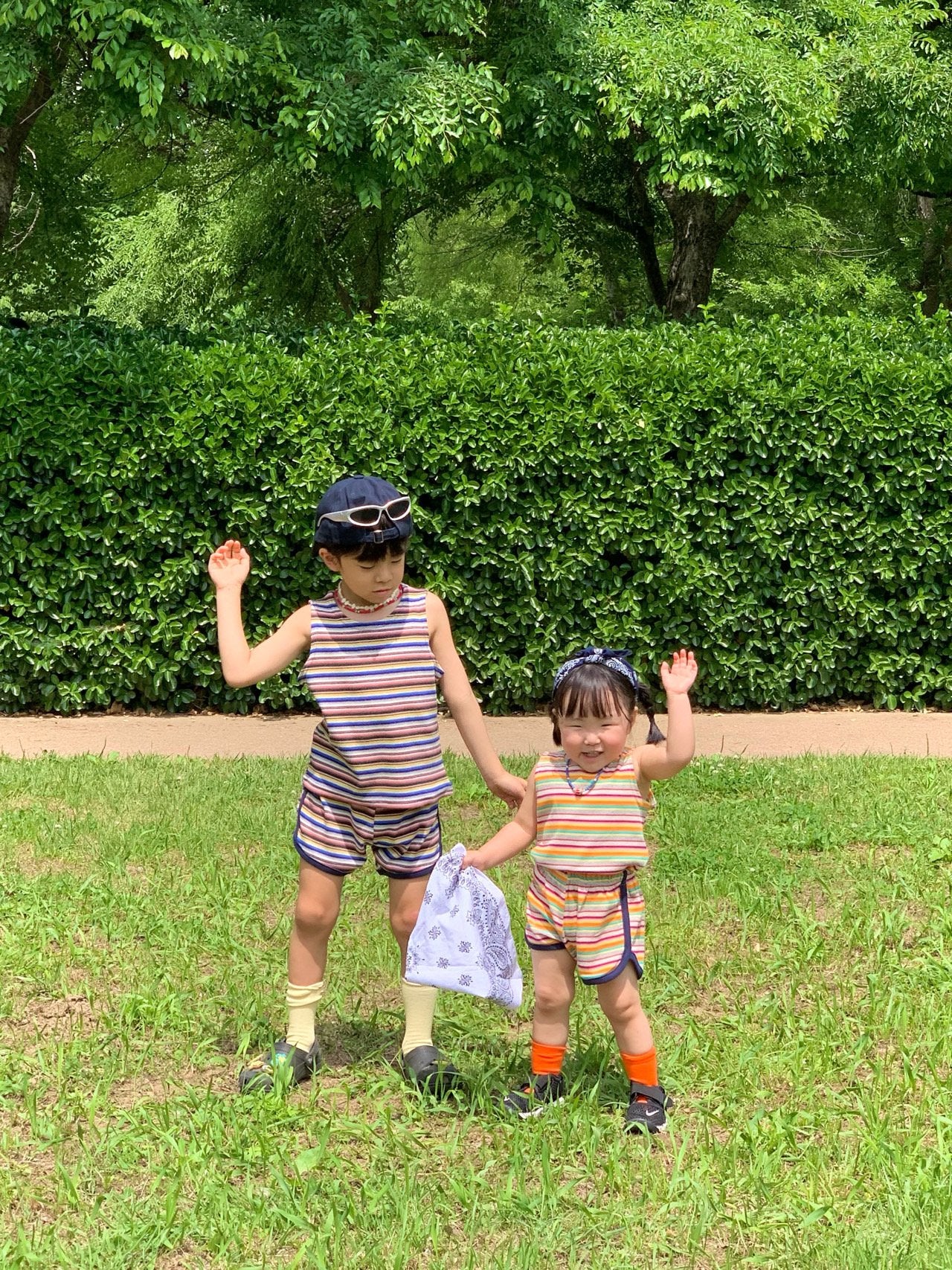 Juicy Set Korean toddler set in orange made in Korea