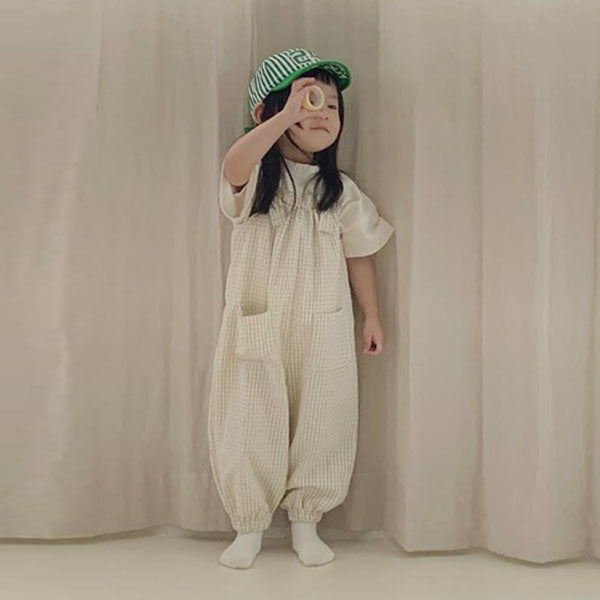 Sprout Overalls Korean infant overall in yellow made in Korea