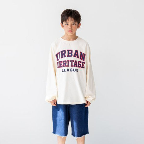 Heritage Tee Korean toddler t-shirt in deep charcoal made in Korea