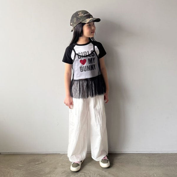 Hearts2 Cargo Pants - Adult Korean kids cargos in black made in Korea